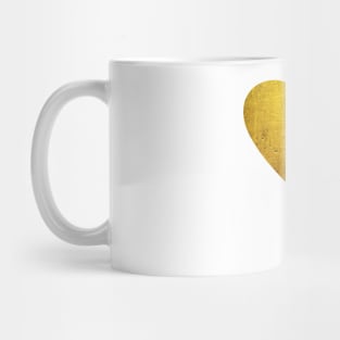 Bleeding Gold Heart Mug